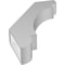 Ekena Millwork 4-in. W x 22-in. D x 34-in. H Olympic Architectural Grade PVC Knee Brace BRCP04X22X34OLY - alternate 4
